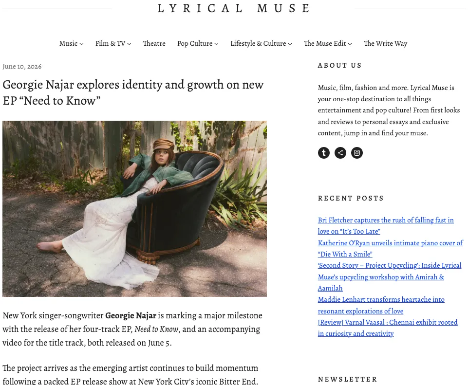 Lyrical Muse